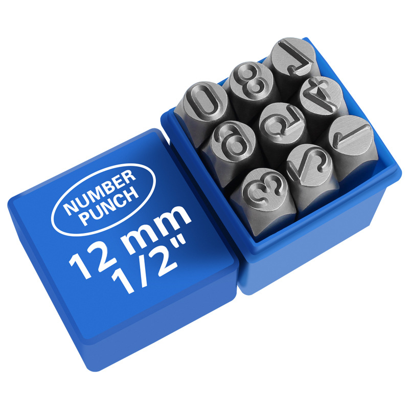 Die acero sello acero letra punzón 3-12mmAZ acero sello acero número Digital símbolo inglés signo sólo la cabeza de la letra