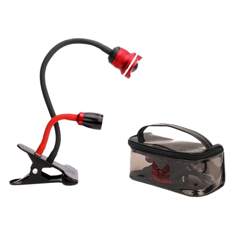 Oberster rod tip light raft fishing light dimmable focusing magnetic light 3W Watt fishing trap light USB fishing light