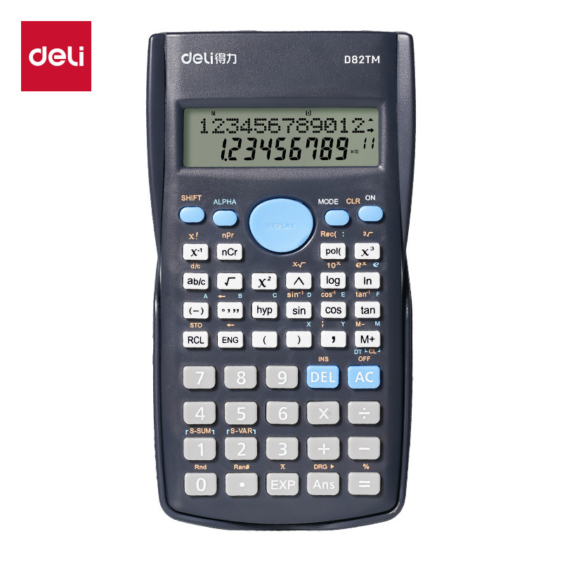 【Can be brought into the examination room】Deli Science Calculator Student Examination Student High School Examination Multifunctional Function Computer 5