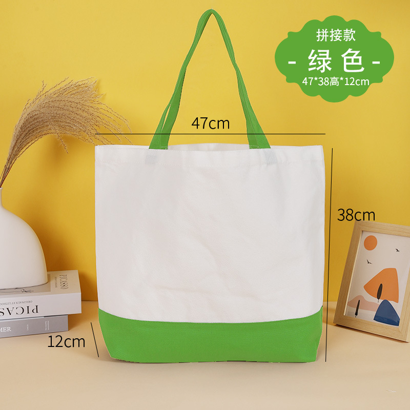 Bolsa de lona publicidad personalizada bolsa de algodón bolsa de compras en Blanco Bolsa de lona de un solo hombro logotipo impreso personalizado