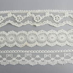 Double-sided mesh embroidery soluble small floral milk silk lace clothing craft supplies decorative accessories