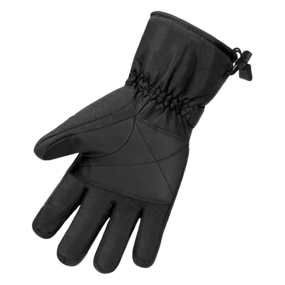 Guantes de calefacción calientes de la motocicleta pantalla táctil de calentamiento de cinco dedos a prueba de frío impermeable invierno esquí al aire libre guantes de calefacción eléctrica