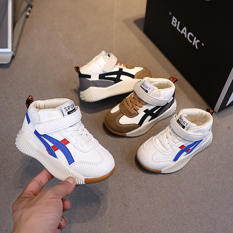 Children's Sports Shoes, Girls' Mid-Top White Shoes, Boys' Baby Shoes, Basketball Shoes, Breathable Casual Non-Slip Kidsren's Shoes Children's Sports Shoes, Girls' Mid-Top White Shoes, Boys' Baby Shoes, Basketball Shoes, Breathable Casual Non-Slip Kidsren's Shoes