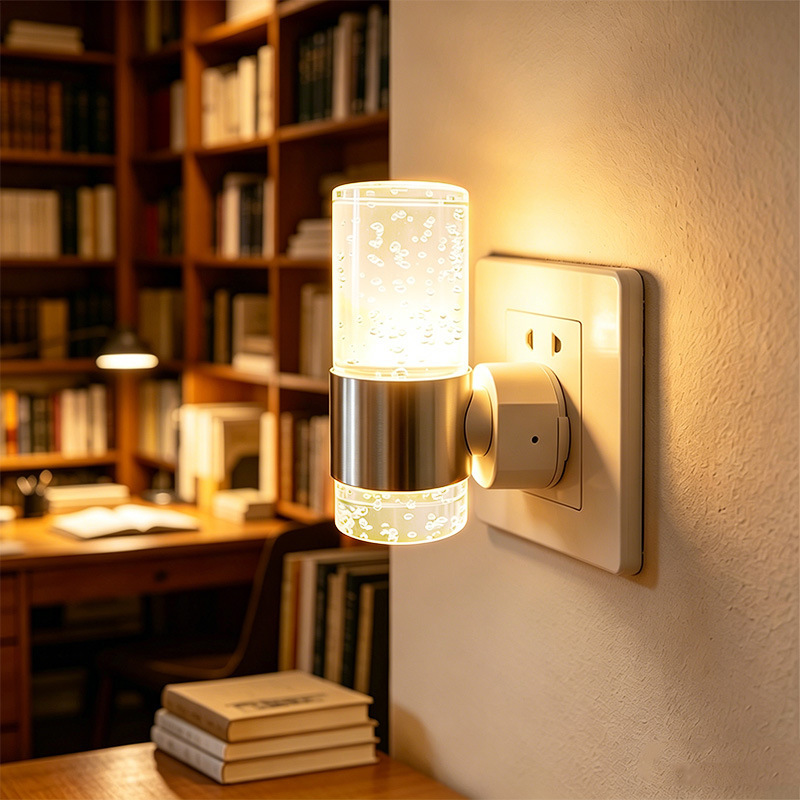 Light-Controlled Sensor Led Night Light, Dimmable Automatic Sensor Night Light, Acrylic Bubble Light-Controlled Sensor Led Night Light, Dimmable Automatic Sensor Night Light, Acrylic Bubble