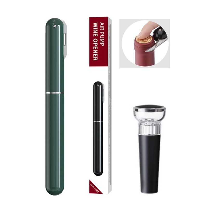 Fábrica directa de venta spot transfronteriza lápiz neumático abre botellas de vino tipo aguja manual abre botellas de vino abre botellas