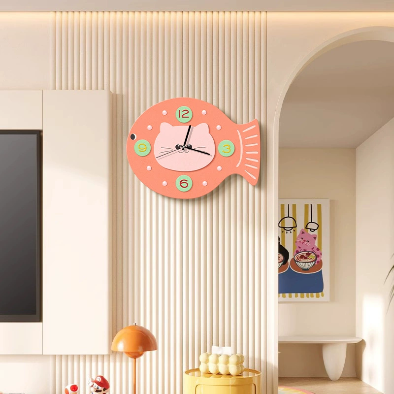 Cream wall watch for living room, creative sconce