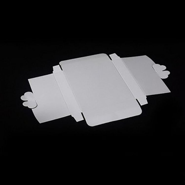 Caja de cuatro hojas en blanco en stock al por mayor cartón tarjeta blanca caja en blanco papel kraft tarjeta negra tarjeta blanca caja en blanco cartón regalo