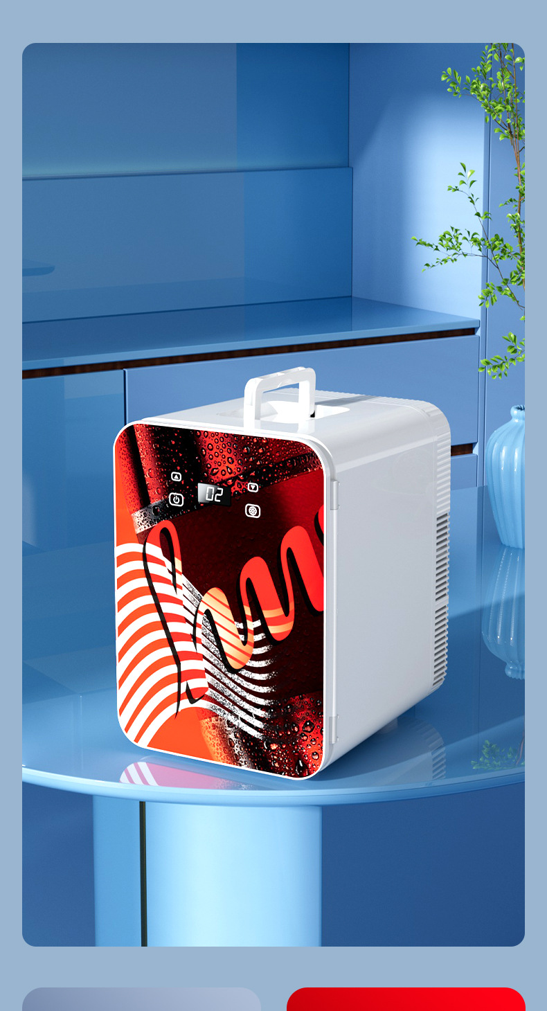 Mini mini refrigerator car home dual-use cold and warm box drug refrigerator factory direct supply support cross-border a generation of hair