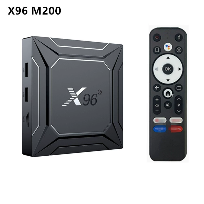 X96 M200 приставка S905X5M сеть ТВ-бокс гигабитный двухдиапазонный WiFi6 Android 14 Bluetooth 4K