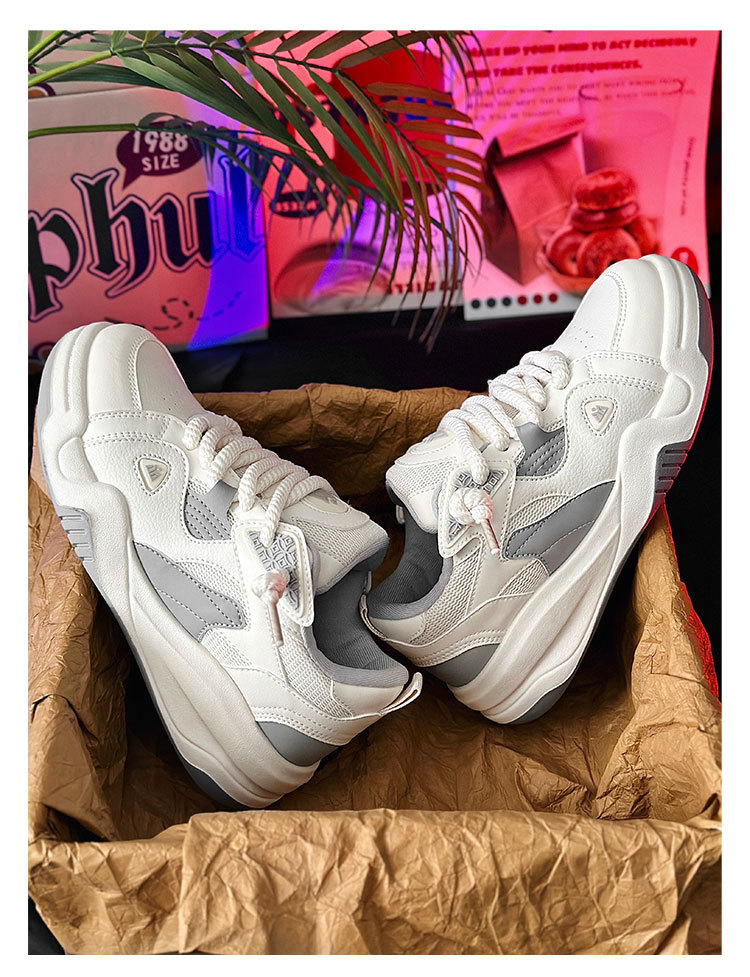 Sorte samurai skateboarding sko casual daddy sneakers_voghion.com