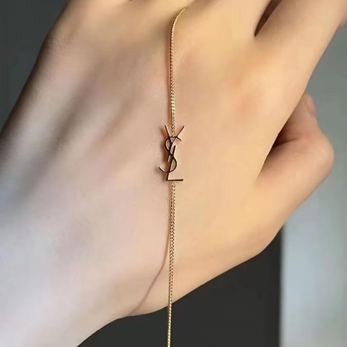 Seiko V Jinshengjia Ys Letter Bracelet Women's Simple and Fashionable Commuter Design Accessible Luxury Style Bracelet