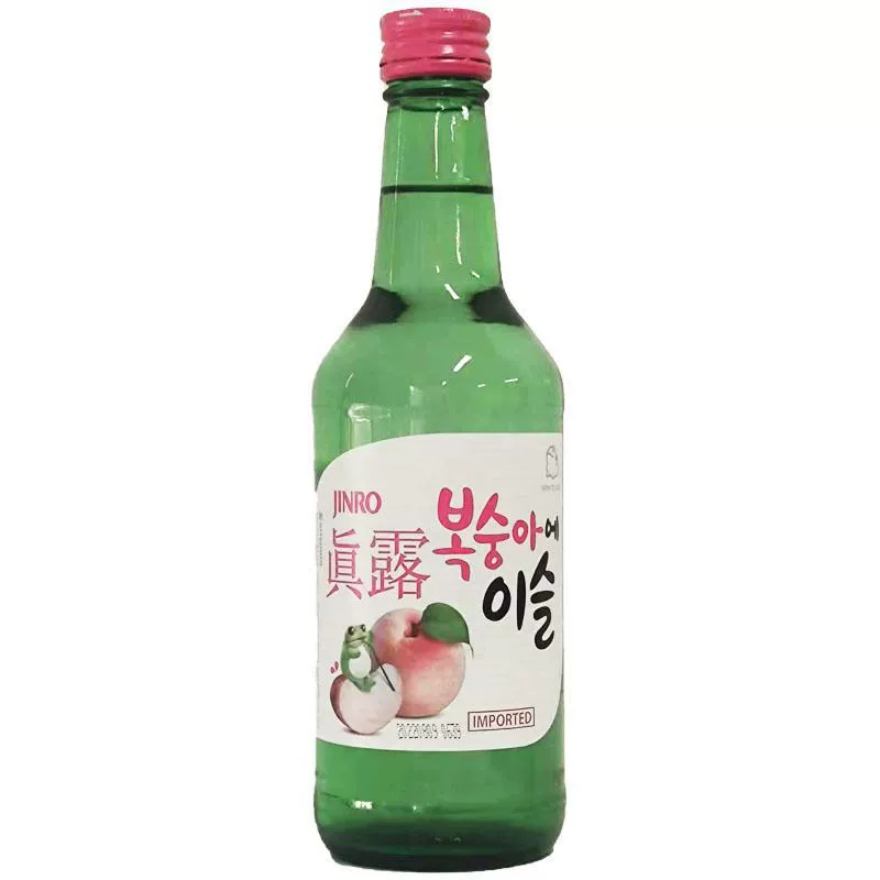ЮжнаяKorea импортированное Zhenlu суп 360мл*4 бутылки Zhenlu зелен grape flavored wine girls' sweet wine non-save fruit wine