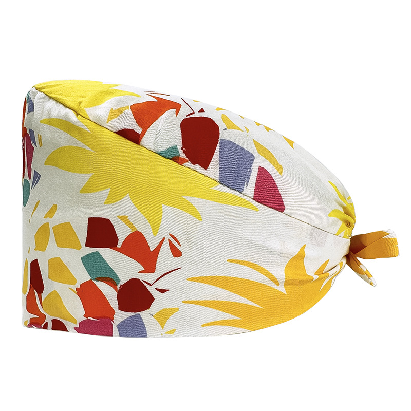 Quirófano sombrero mujer algodón quirúrgico encaje impreso enfermera sombrero nueva hebilla quimioterapia confinamiento masculino oral dental