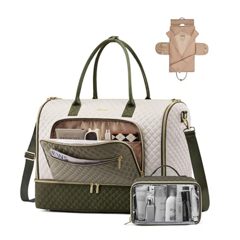 Convertible Travel Tote Bag, Suitable for Men and Women, Quilted Travel Clothing Bag, Overnight Weekend Carry-On Luggage Bag Convertible Travel Tote Bag, Suitable for Men and Women, Quilted Travel Clothing Bag, Overnight Weekend Carry-On Luggage Bag