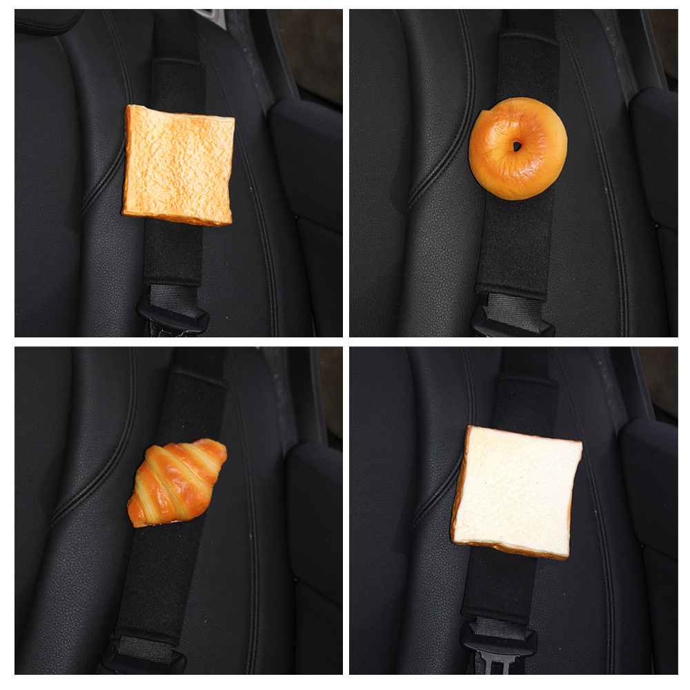 Funda Protectora de Hombro para Cinturón de Auto Lino, Descompresión Ergonómica, Acolchada para Vehículo image 5