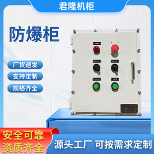 Junlong Manufacturer Cabinet Custom Processing Explosion-Proof Cabinet Power Safety Protection Cabinet Variable Frequency Power Cabinet Control Cabinet Complete Set