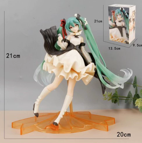 Фигурка Hatsune Miku, ПВХ, ~23 см — варианты Sakura и Cinderella в коробке