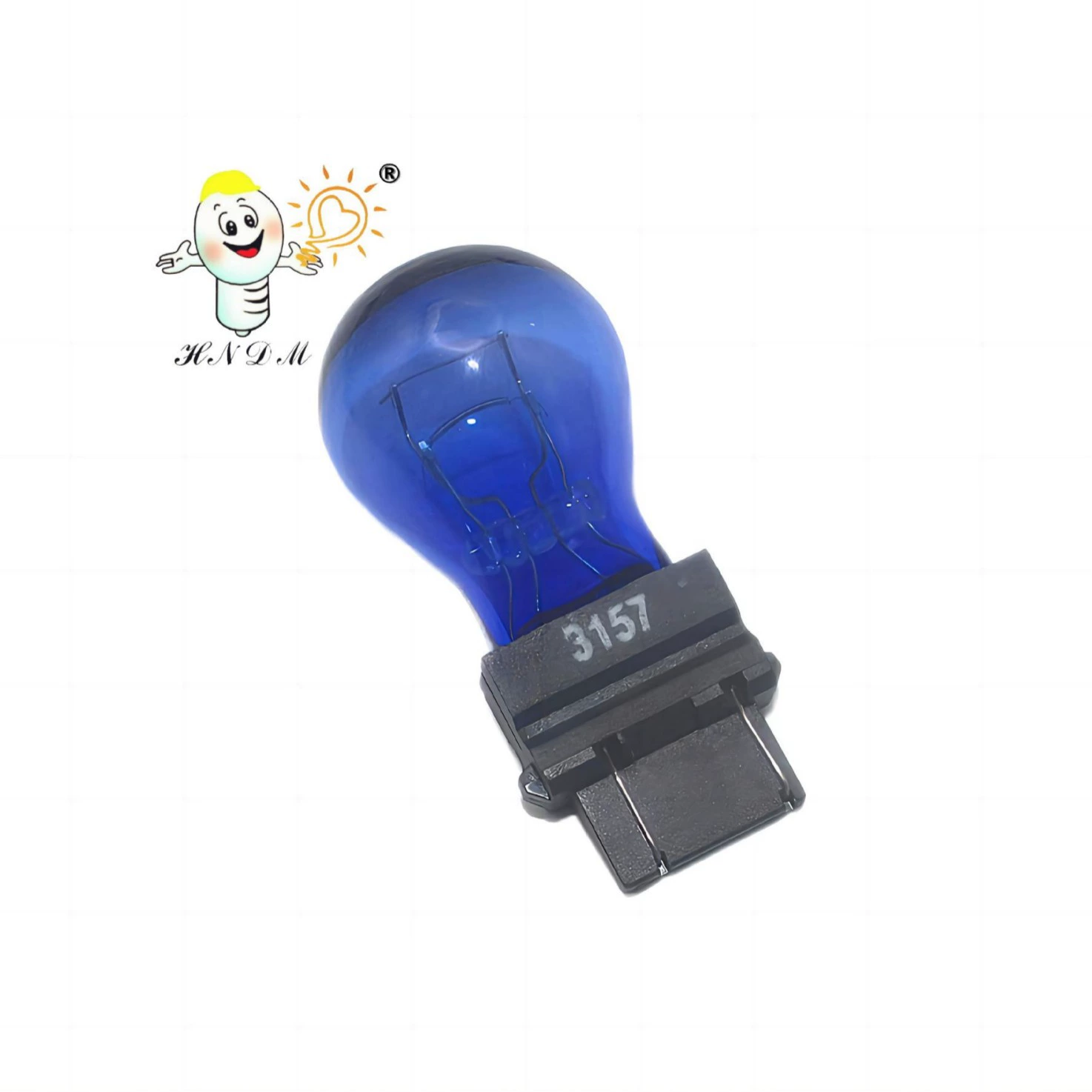 Автомобильная лампа 3157 натуральный синий стеклянная трубка стоп-сигнал супер белый дневной ходовой свет Ширина заднего фонаря