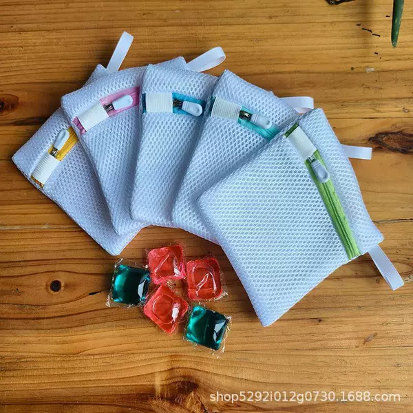 Laundry Detergent Pods Bag Foaming Net Laundry Bag Care Bag Foaming Net Wholesale Foaming Net Laundry Detergent Pods Bag