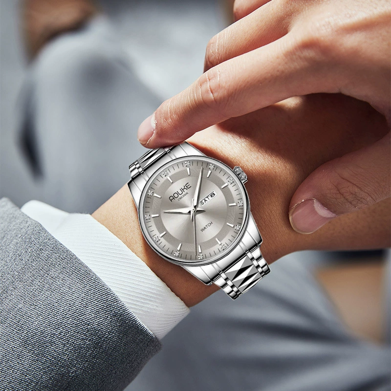 Classic ultra thin waterproof mechanical swiss watch
