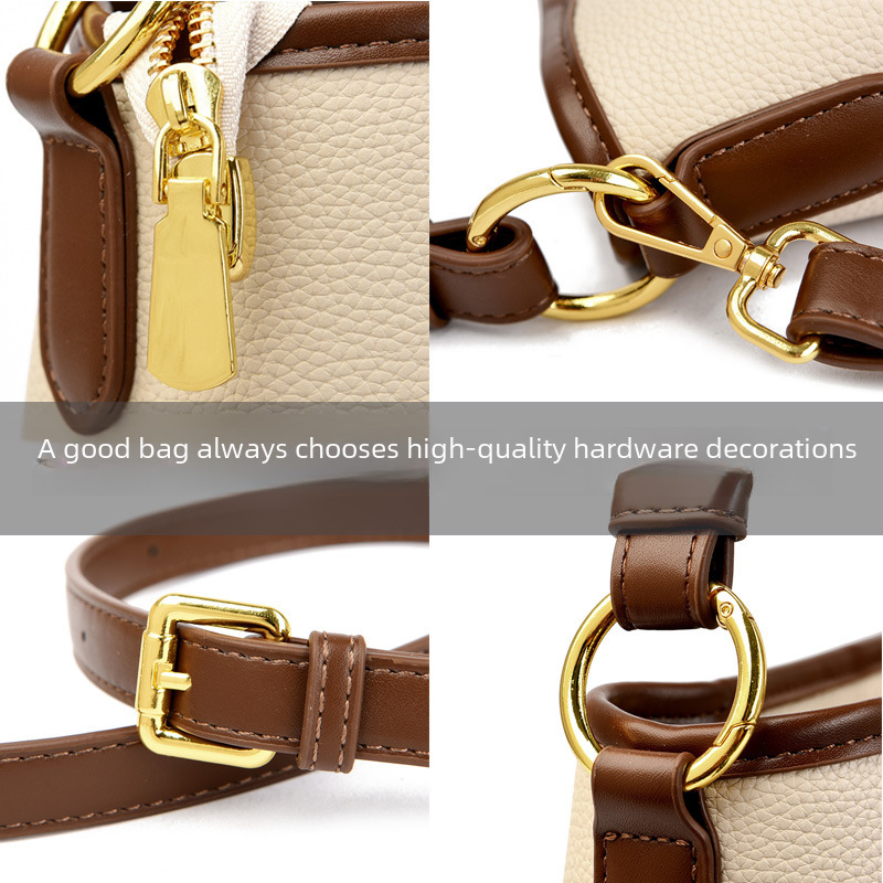 Textured Large Capacity Women's Bag Fashion Crossbody Hand Shoulder Tote Bag Underarm Bag All-match Commute Bag_voghion.com