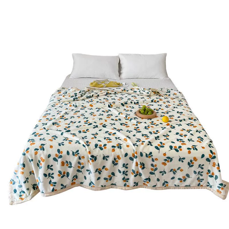Coral flannel duvet, increased thickness