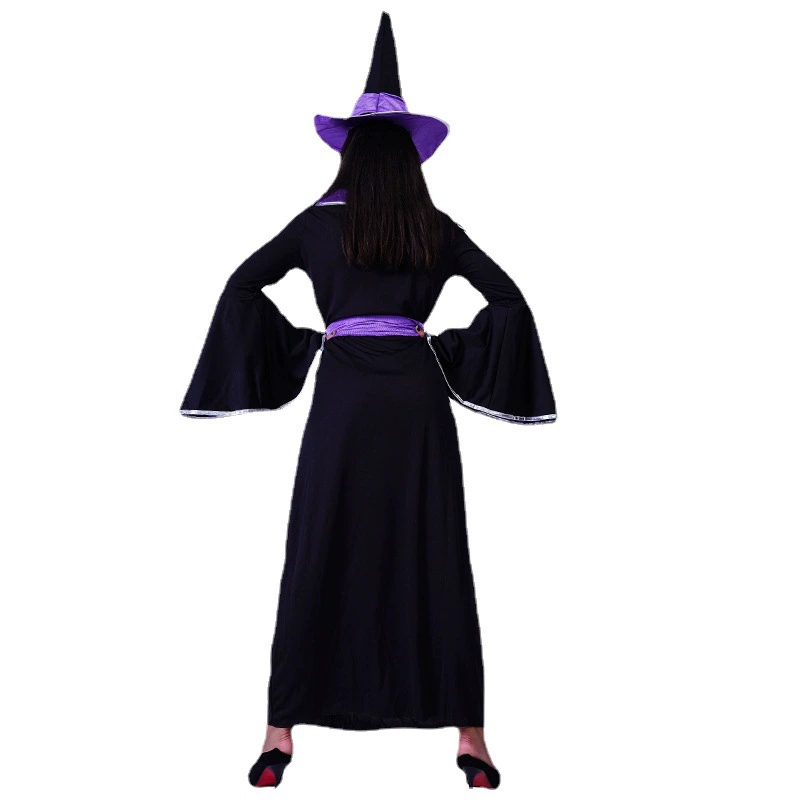 [成人万圣节女巫服装 欧美鬼节巫婆COS派对服舞台表演服饰分销批发]