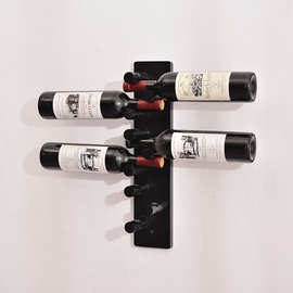 现货木质红酒架壁挂式葡萄酒瓶收纳架酒吧装饰墙壁酒水红酒展示架