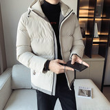 Демисезонная модная куртка, трендовый пуховик с пухом, 2020, городской стиль, увеличенная толщина