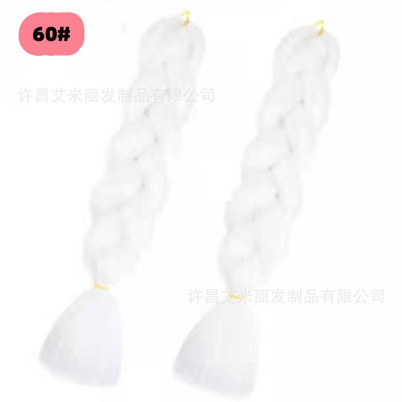 Trenzas africanas con cabello rosa渐 – materiales de alta temperatura, estilo boxeador