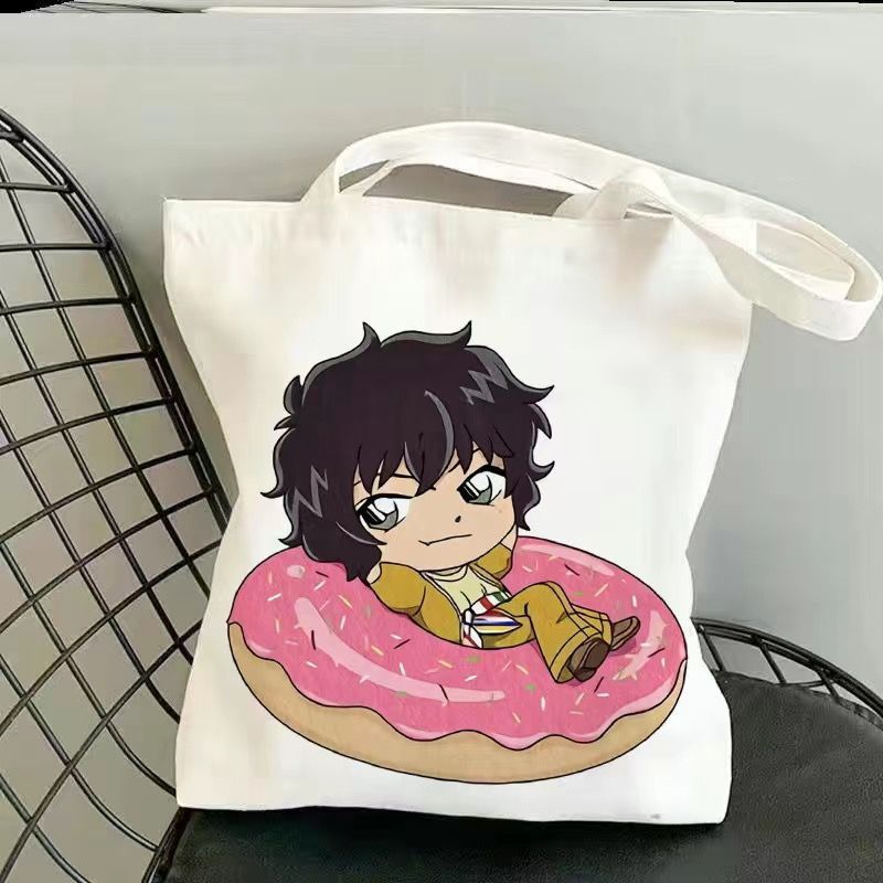 Conan alrededor de los estudiantes bolsas de lona animación de dos dimensiones de gran capacidad de alto valor para salir al trabajo bolsas de hombro bolsas de estudio