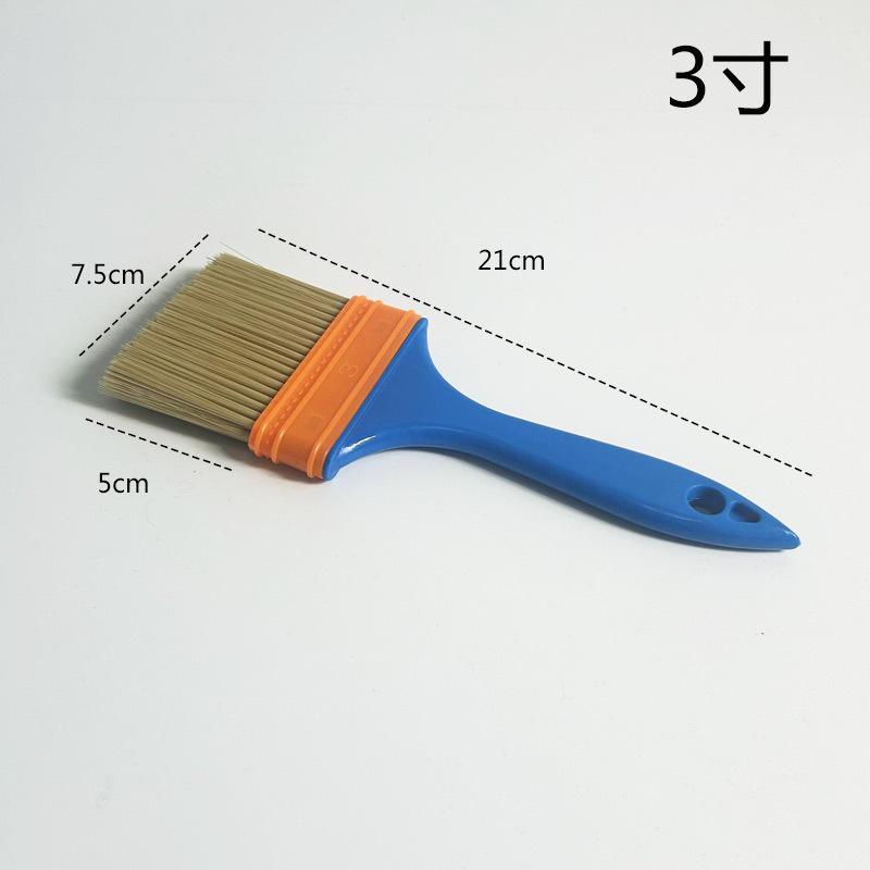 Cepillo de pintura cepillo de pelo duro cepillo de pelo de cerdo de barbacoa cepillo de pelo suave limpio cepillo de pegamento industrial cepillo de pelo de polvo 1 - 8 pulgadas grueso image 44