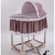 New sustenance up and down electric baby cradle bed multi-functional automatic rocking bed baby bed with mosquito net roller