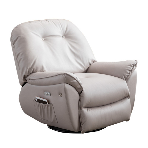 First-class space capsule lazy sofa single chair electric reclining gaming multi-functional haptic speaker massage swivel fabric