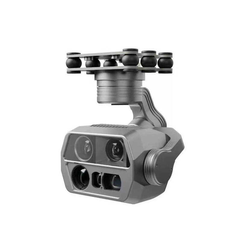 Yunzhuo C14 Four-Light Payload with 100X Zoom Thermal Imaging, 1200m Laser Ranging, 500W Pixels, and Three-Axis Gimbal