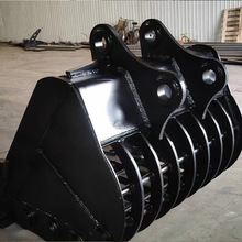 土石方铲斗钩机碎石斗岩石加固网格斗垃圾清理水沟斗