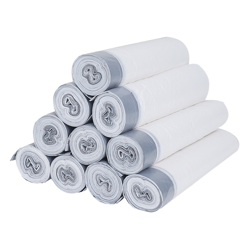 Household drawstring portable garbage bag large capacity high temperature anti-scald strong load-bearing drawstring garbage bag