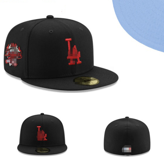 Sombrero de clase AA de alta calidad nueva gorra cerrada MLB gorra de béisbol para hombres y mujeres gorro bordado protector solar para exteriores