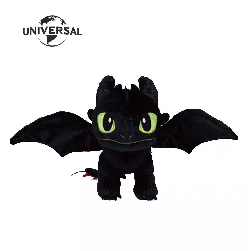 本物のグローバルドラゴントレーナー、トゥースレスナイトデーモン、クールなぬいぐるみ、ライトデーモン人形、キーホルダーペンダント|undefined