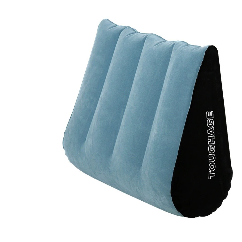Inflatable magic triangle pillow, green, multiple variants (no pillow / foot/hand/electric pump)