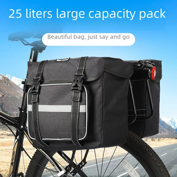 West Rider Bicycle Camel Bag Mountain Bike Rear Shelf Pack Large Capacity Sichuan-Xizang Riding Double Side Bag Rear Seat Bag
