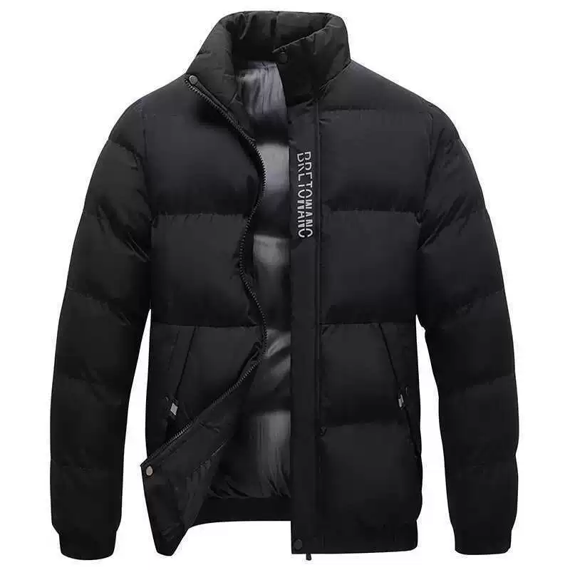 Down jacket with down, increased thickness