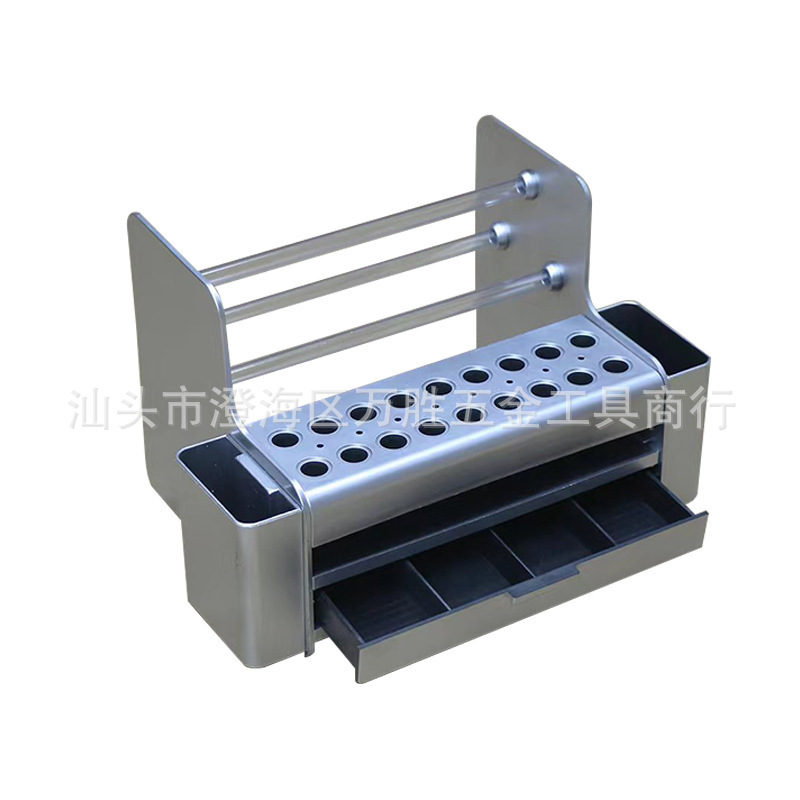 手机维修收纳盒 多功能桌面零件盒元件盒 维修螺丝刀配件收纳盒子