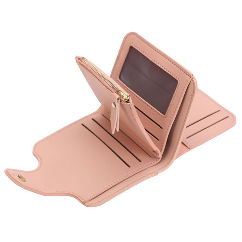  New Women's Short Wallet Women's Foreign Trade Women's Short Wallet Multifunctional Women's Three-Layer Bag Student Bag