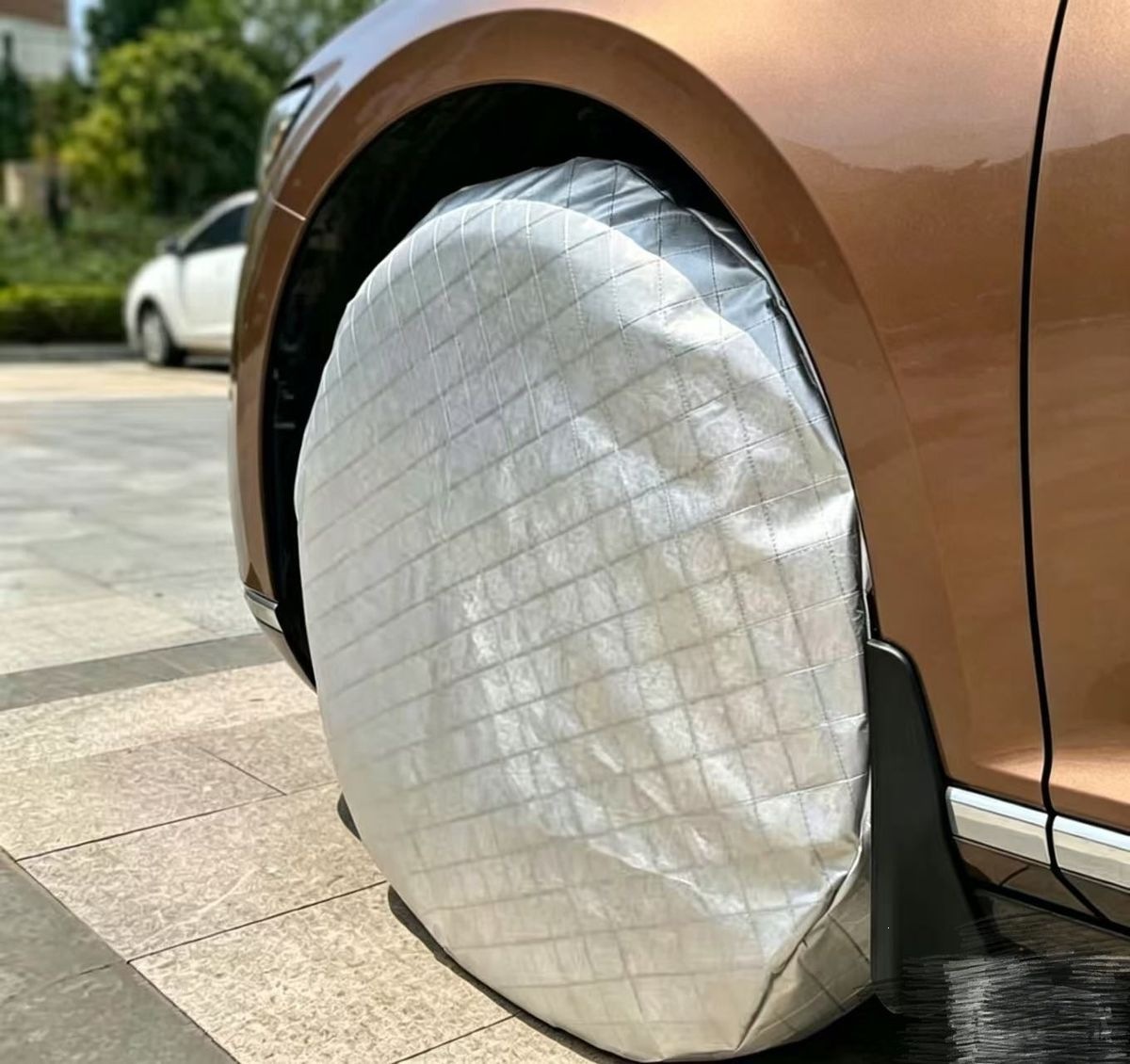 Special protective cover for car tires, summer dustproof, freeze-proof, dog urine-proof, anti-aging, sun-proof, thickened spare tire cover
