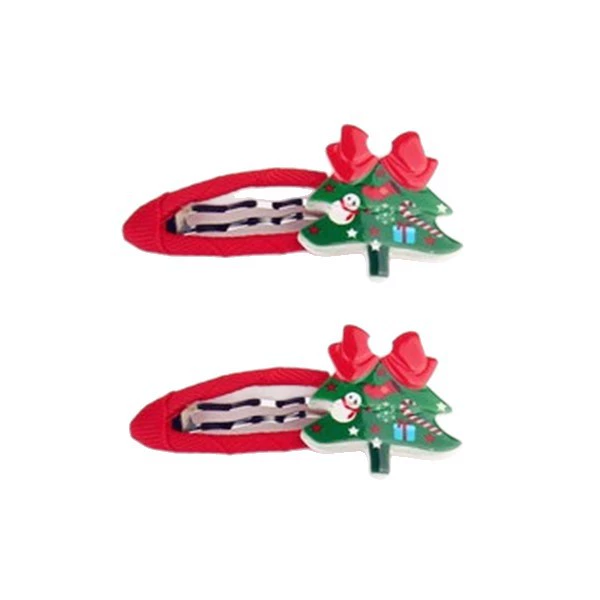 Детская заколка для волос, мультяшная Christmas заколка, подарок на день рождения