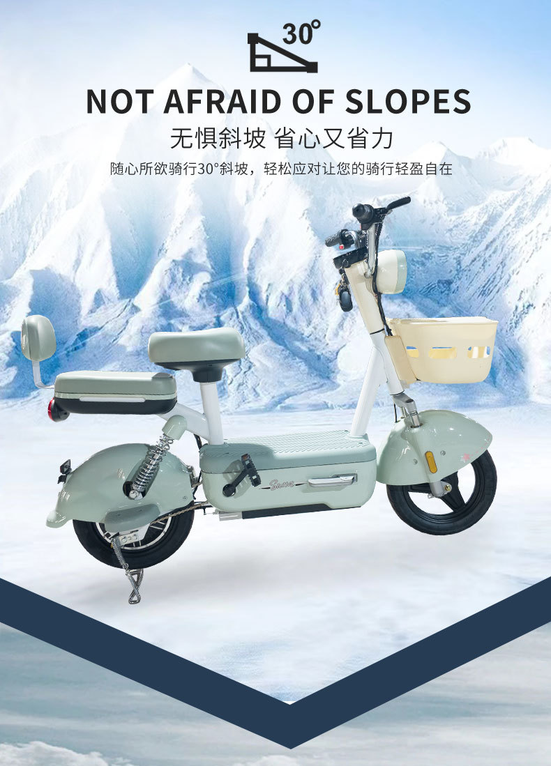Foreign Export Wholesale of Large Quantities of Electric Motorcycles, 48V High-Power Cross-Pedal Electric Bicycles, Bubble Wholesale