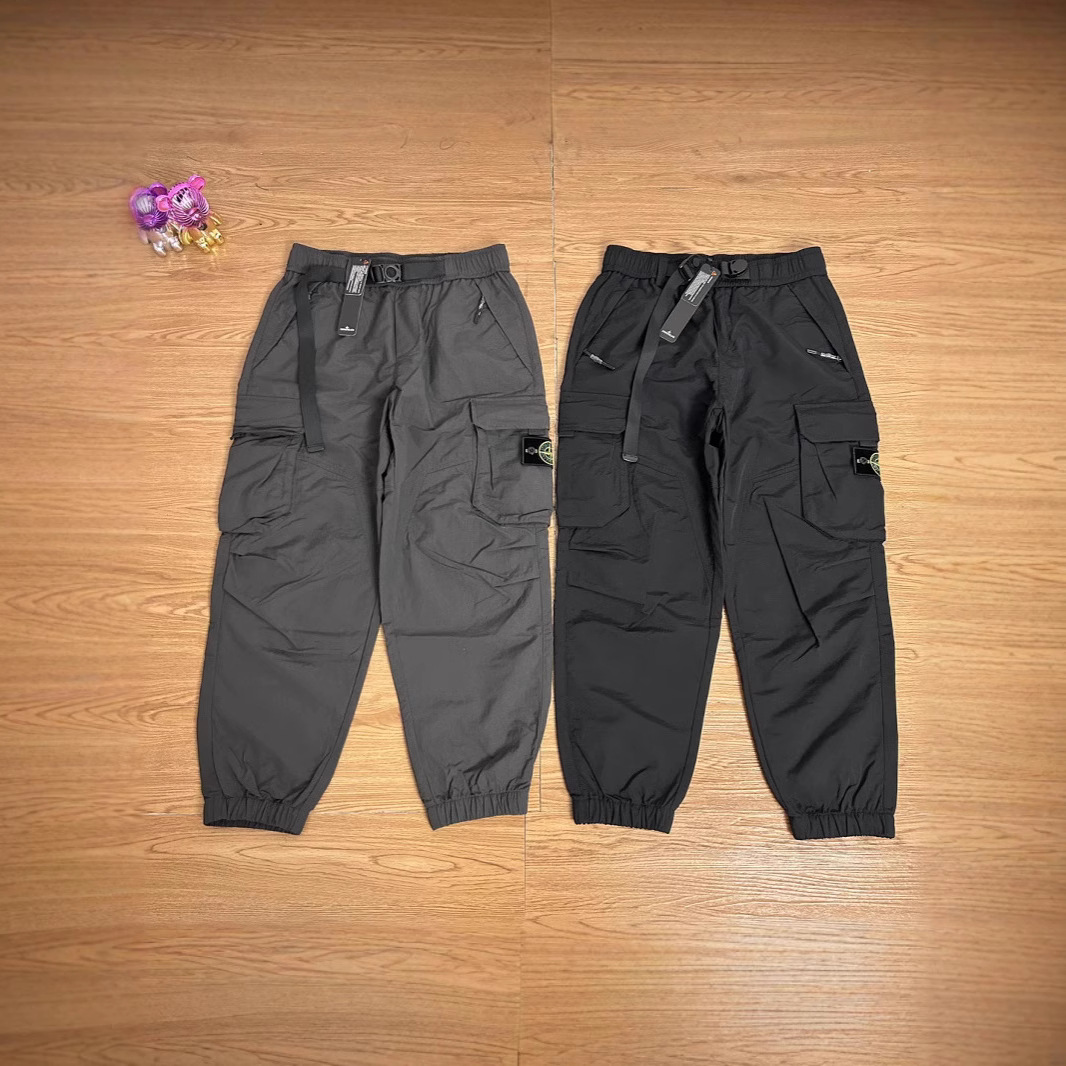 Cross-Border Goodies Std Functional Cargo Pants Autum New Men's Multi-Flap Pocket Pants Leg Casual Pants Pure Color Loose