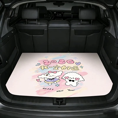 Seasons, Water-Absorbent, Non-Slip, Dirt-Resistant, Wear-Resistant, Avtomobil döşəmə paspasları - i-must-be-lucky-universal-75100cm-crystal-velvet