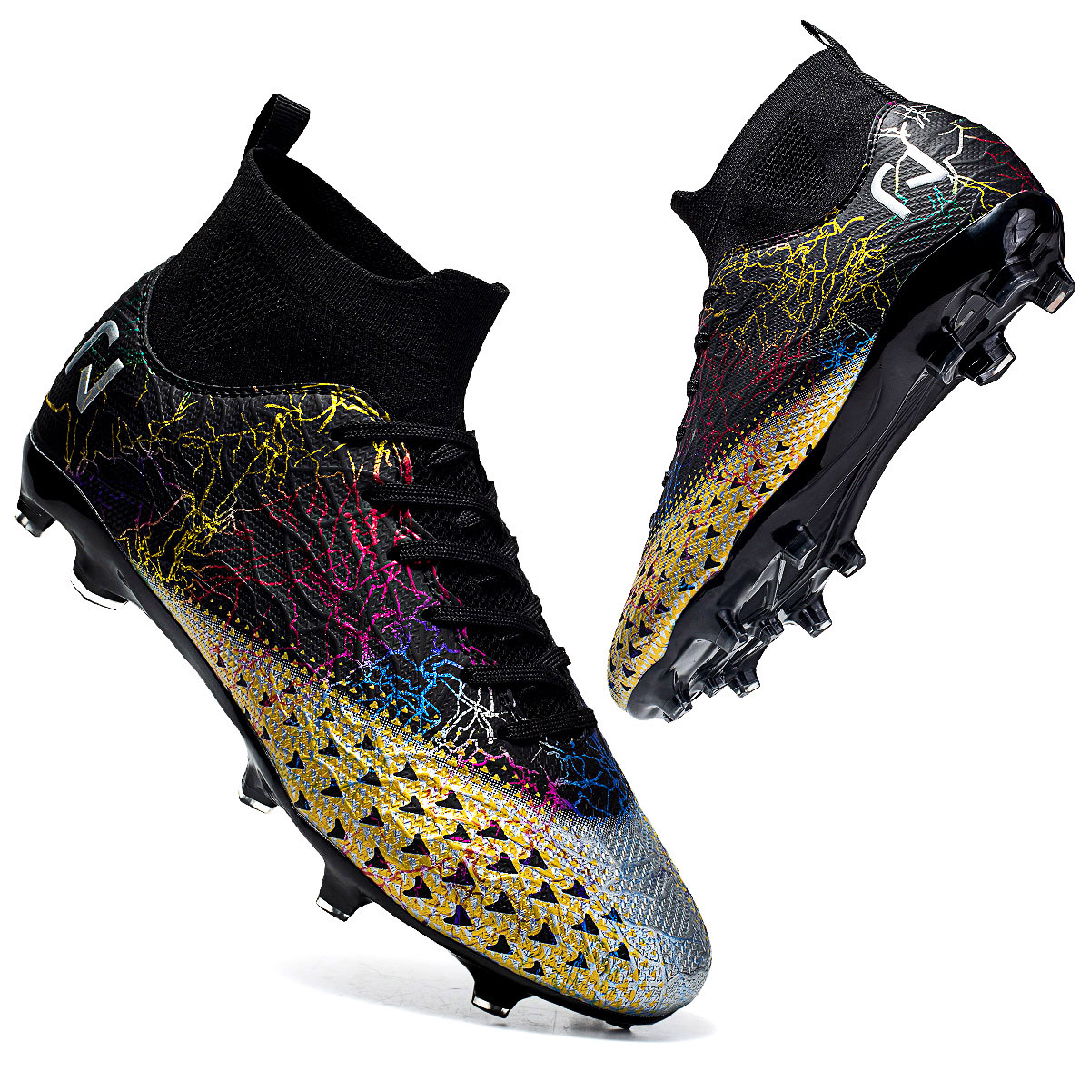 Zapatos de fútbol transfronterizos ag zapatos de clavos largos zapatos de fútbol de la Copa de Europa zapatos de fútbol profesionales para niños adultos tf zapatos de fútbol de clavos